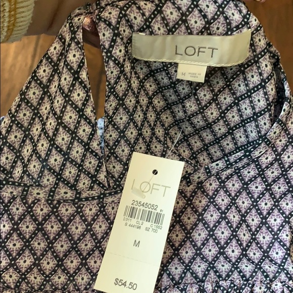 Loft by Ann Taylor size M loose short sleeve top - Picture 6 of 7